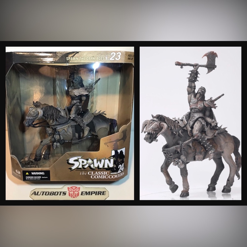 Vintage Mcfarlane SPAWN DARK AGES HORSE Series 24 i23 Classic Covers Comic Lee